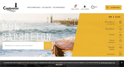 Desktop Screenshot of capbreton.fr